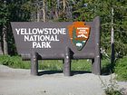 Einfahrt in den Yellowstone Nationalpark